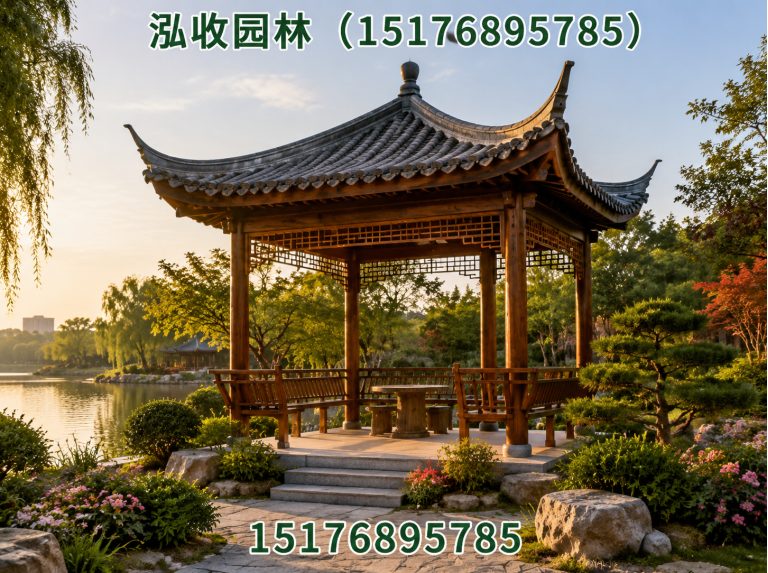 阿勒泰京津冀防腐木工程展示图